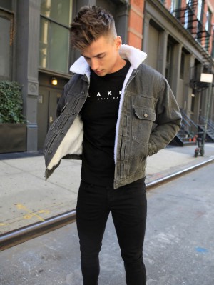 Blakely Raleigh Denim Jacket Grises | 243XCVRMA