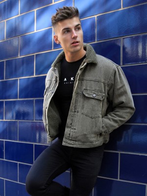 Blakely Rapha Denim Jacket Verdes | 830LXFGBA