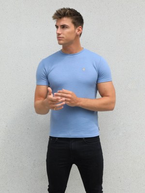 Blakely Recco T-Shirt Azules | 731RZBDOU