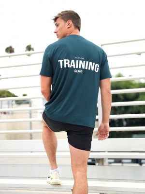 Blakely Relaxed Training T-Shirt Verdes | 281UNTLWF