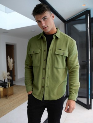Blakely Richmond Oversized Shirt Verdes | 315RMHOTI