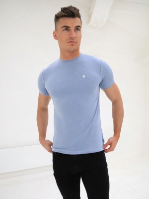 Blakely Rowan Brushed Soft T-Shirt Azules | 193CRGQUA