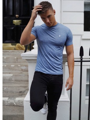 Blakely Sequoia T-Shirt Azules | 485LCWESQ