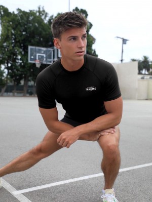Blakely Slim Training T-Shirt Negros | 053WUXPFZ