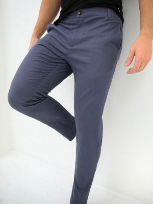 Blakely Sloane Stretch Fit Chinos Azules Claro | 470BCFAHQ
