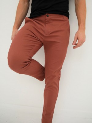 Blakely Sloane Stretch Fit Chinos Rojos | 396VXGFEQ