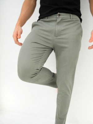 Blakely Sloane Stretch Fit Chinos Verdes Claro | 945AFGUWQ
