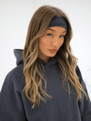 Blakely Soft Headband Charcoal | 491LGCOXJ