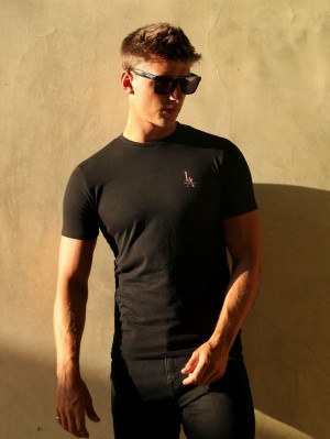 Blakely Sports Club T-Shirt Negros | 812PTMSIZ