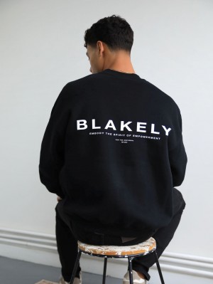 Blakely Statement Relaxed Jumper Negros | 069YDNKOP