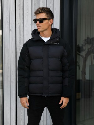 Blakely Tampa Puffer Coat Negros | 685PNOZJQ