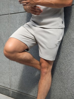 Blakely Toulon Textured Shorts Stone | 745GFMKDE
