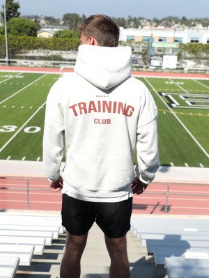 Blakely Training Club Hoodie Blancos | 685BRAMZQ
