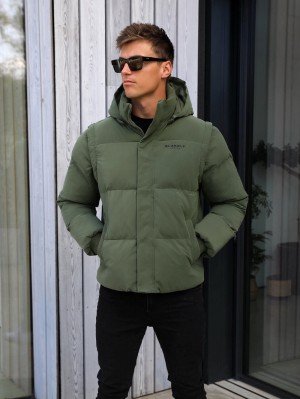 Blakely Ultimate Multiway Puffer Coat Kaki Verdes | 852FOSQLG