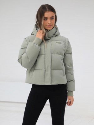 Blakely Ultimate Women's Puffer Coat Verdes | 623AGOTQK