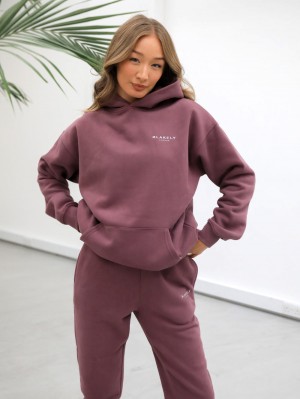 Blakely Universal Women's Relaxed Hoodie Vino | 410HAJLMT