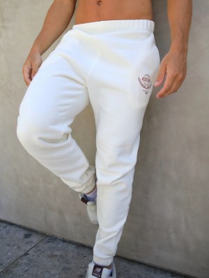 Blakely Varsity Sweatpants Blancos | 963PTVWBN