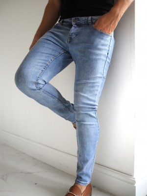 Blakely Vol. 7 Skinny Jeans Azules Claro | 927ZYIJLK
