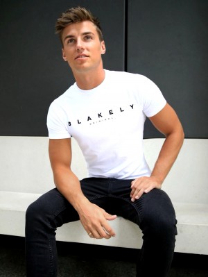 Blakely Whitestone T-Shirt Blancos | 935HMYLUW