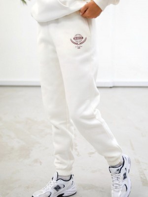 Blakely Women's Varsity Sweatpants Blancos | 021NLHQDS